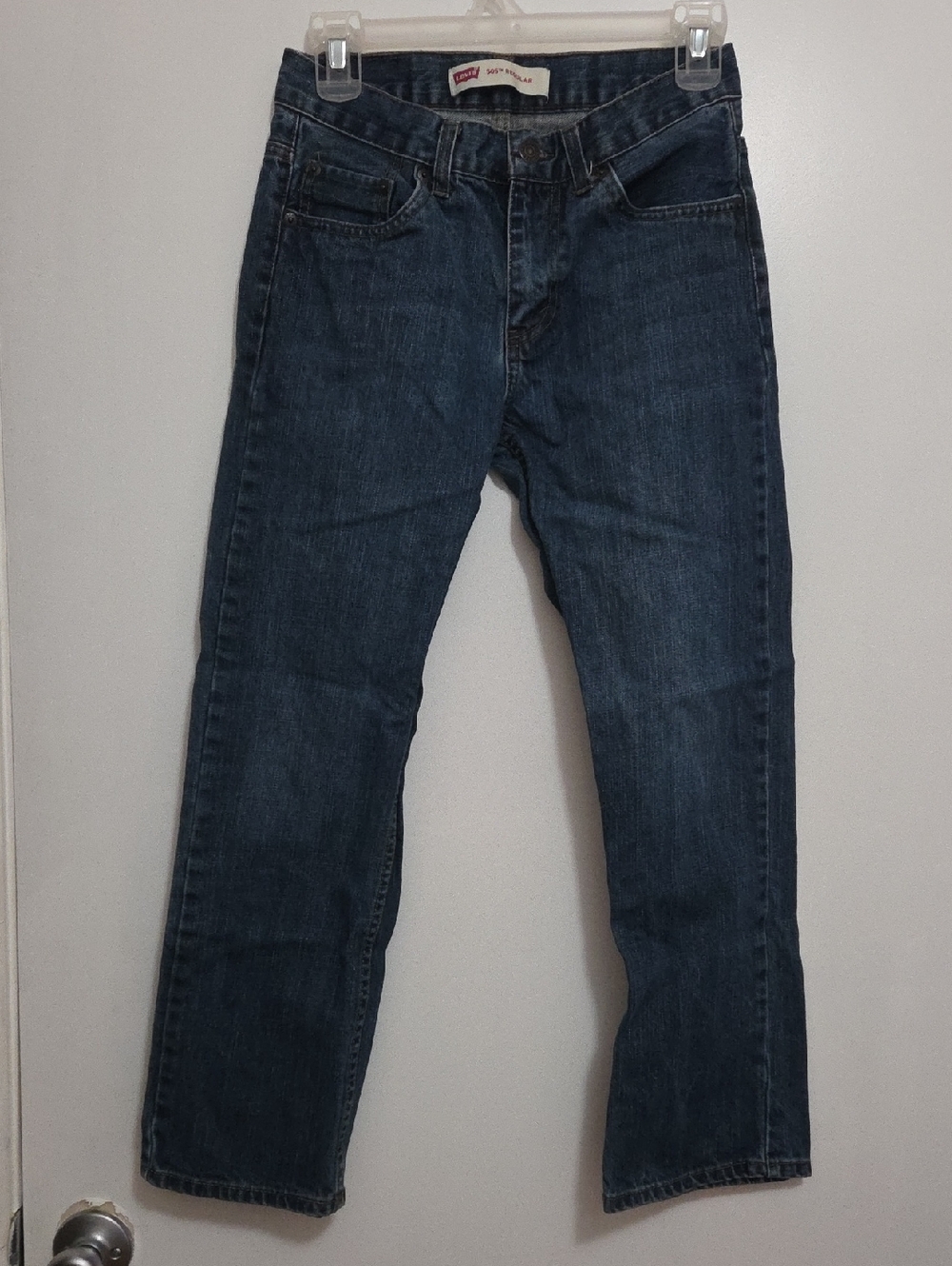 Levi's 505 Boy's Indigo Straight Leg Jeans Size 27x27